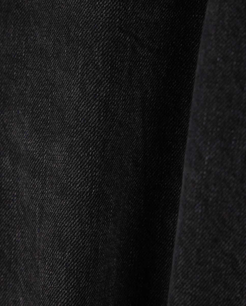 Jeans J38 Relaxed com Cintura Subida Preto-8