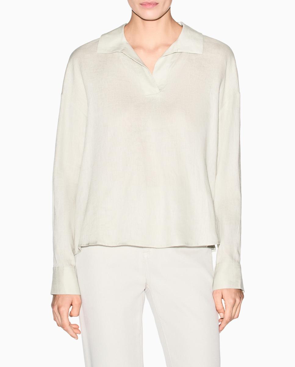 Imagem 0 de Blusa de Linho com Manga Comprida