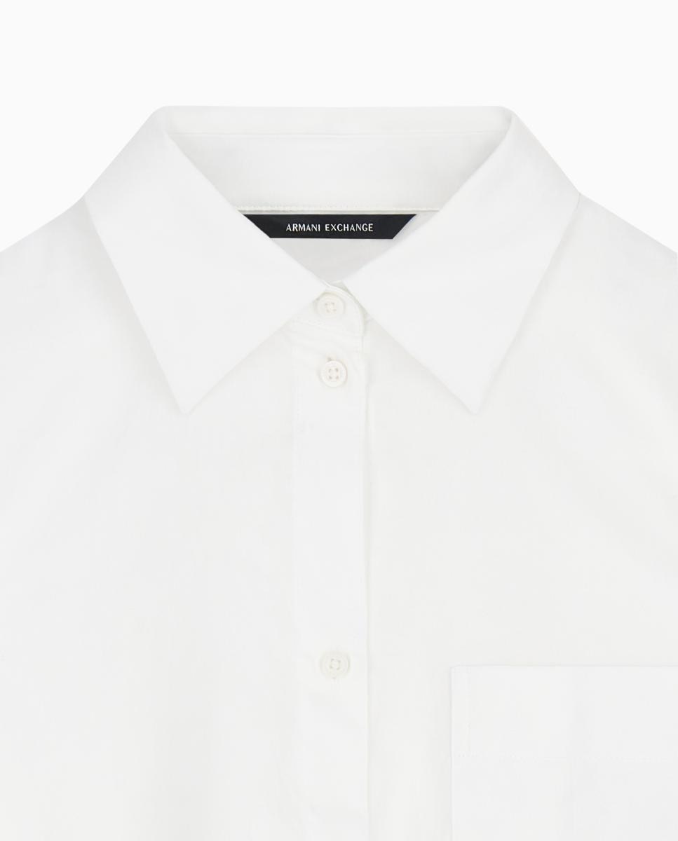 Camisa de Manga Comprida com Estampado Multilogo no Tom Branco-7