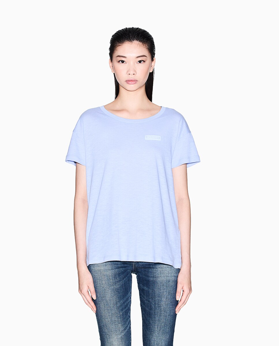 Camiseta de mujer manga corta con logo en el pecho Cápsula Cozy