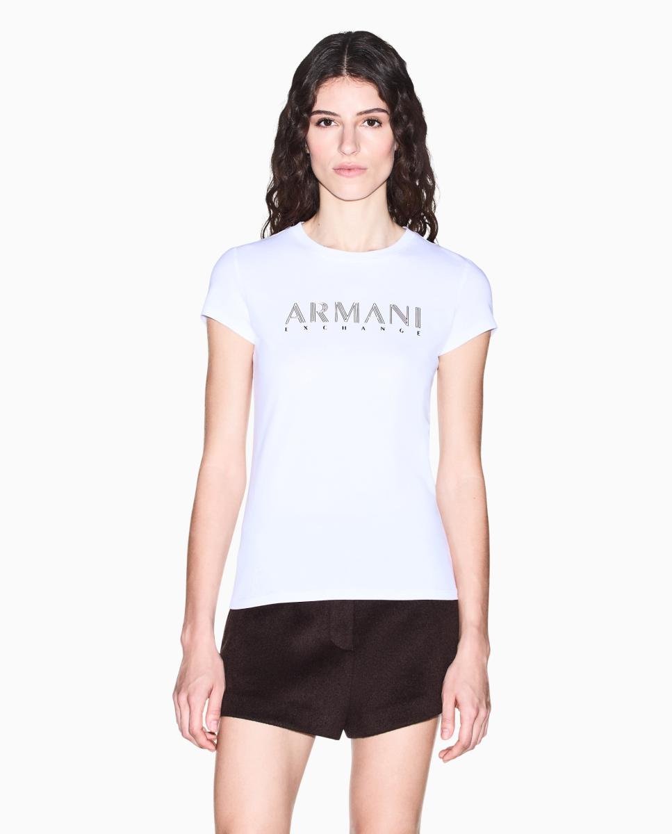 Imagem 0 de T-shirt de Manga Curta Slim Fit