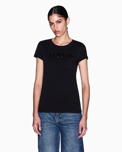 Imagem 0 de T-shirt Slim Fit com Logótipo em Relevo