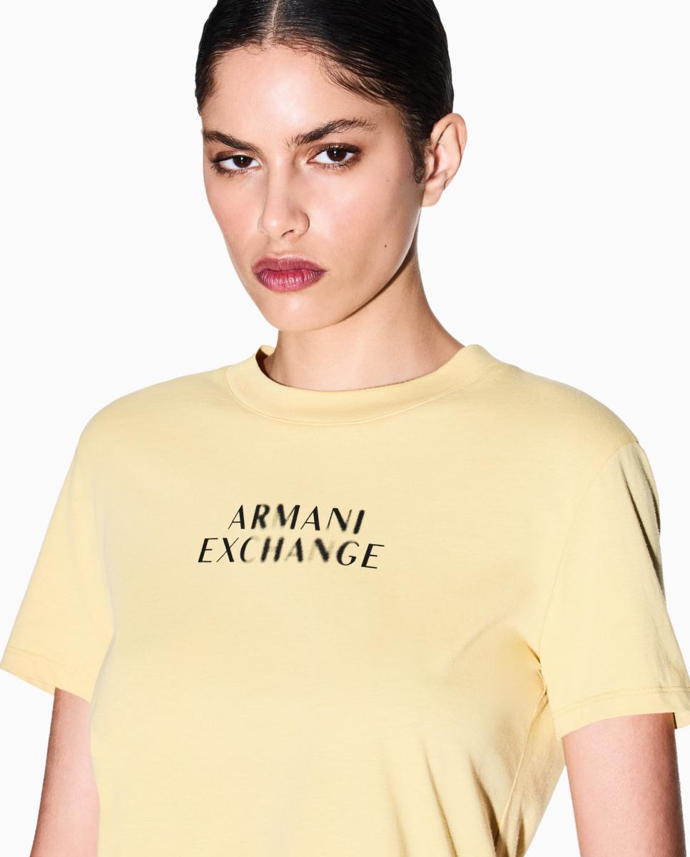 T-shirt Regular Fit com Logótipo Amarelo-2