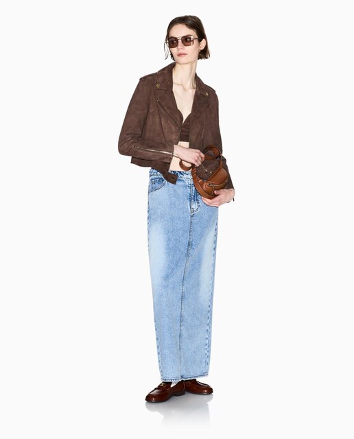 Imagem 0 de Blusão Estilo Biker em Camurça