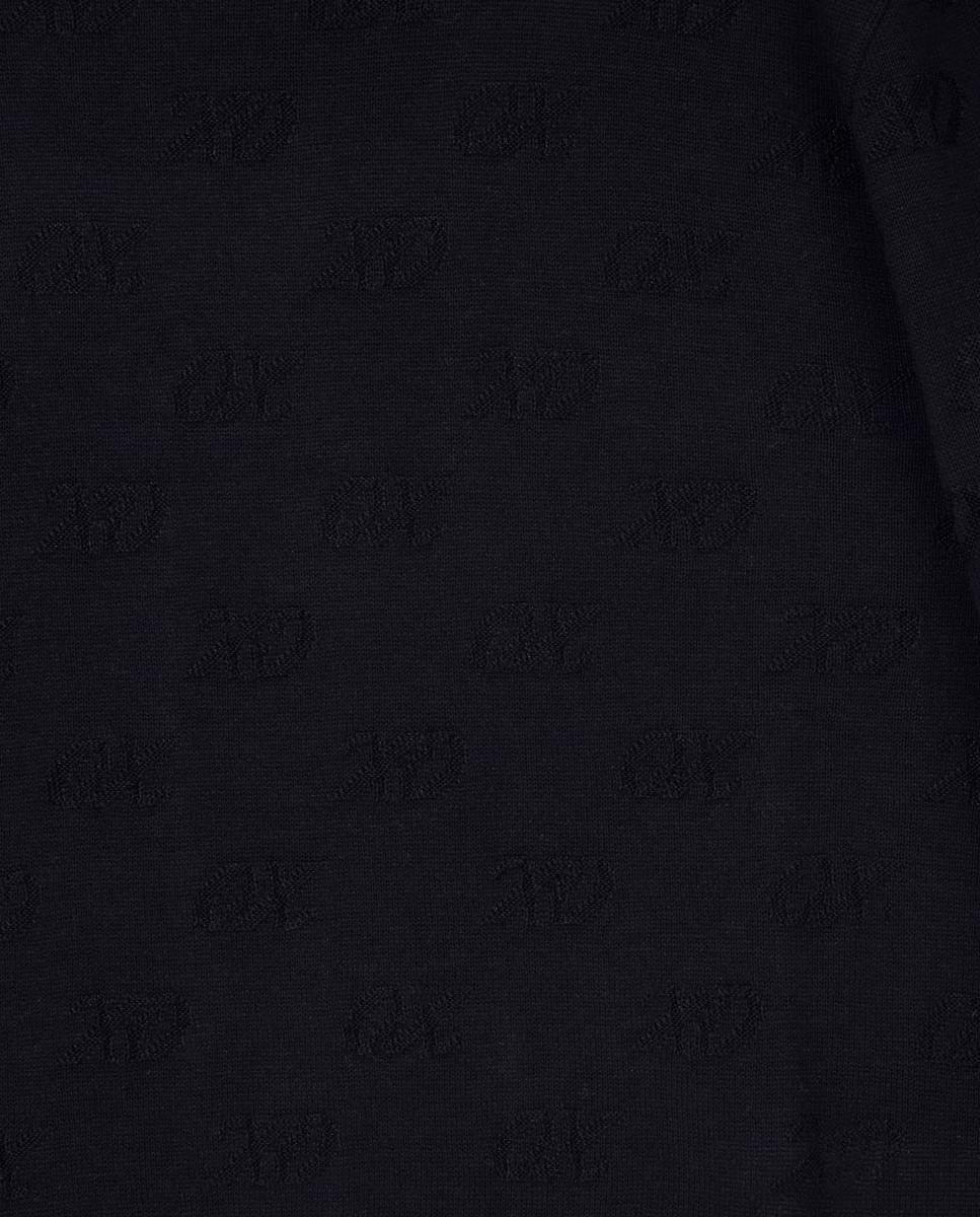 Joggers Largas em Interlock Preto-6