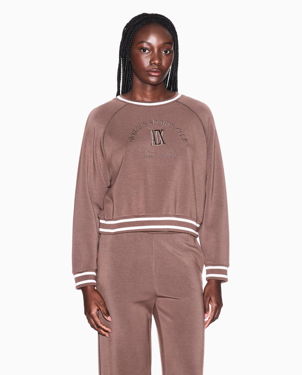 Imagem 0 de Sweatshirt com Logótipo à Frente em Interlock