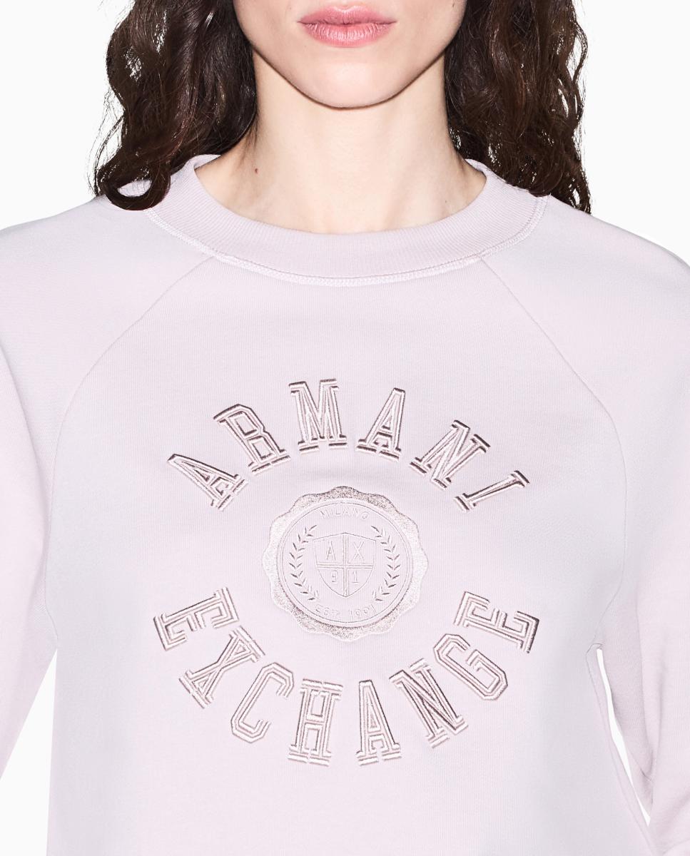 Sweatshirt de French Terry com Capuz Lilás-4