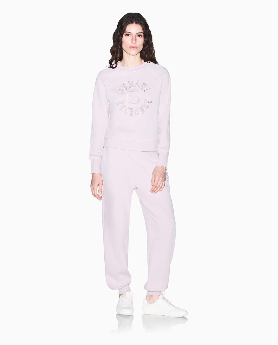Sweatshirt de French Terry com Capuz Lilás-5
