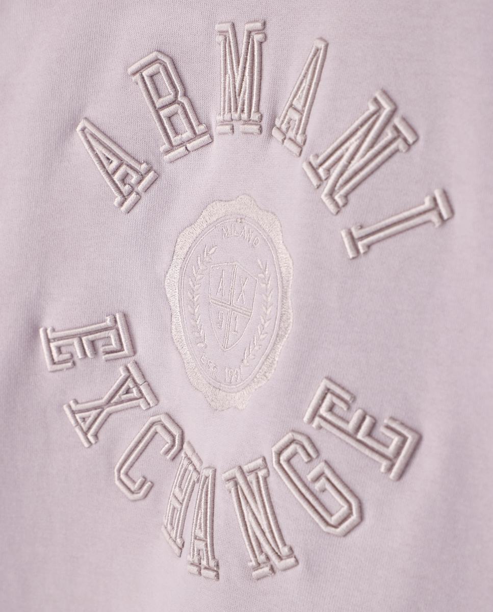 Sweatshirt de French Terry com Capuz Lilás-7