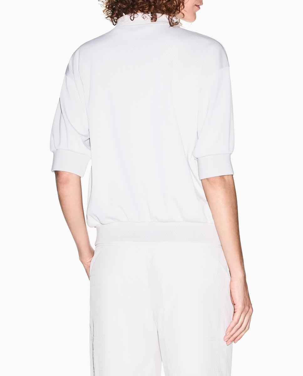 Polo de Malha Relaxed Fit Cinzento-claro-4