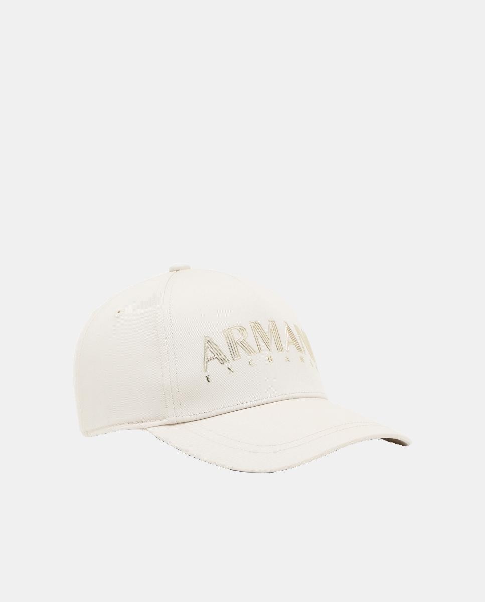Imagen 1 de Gorra de mujer liso con logo en relieve - Armani Exchange - Gris claro Gris claro