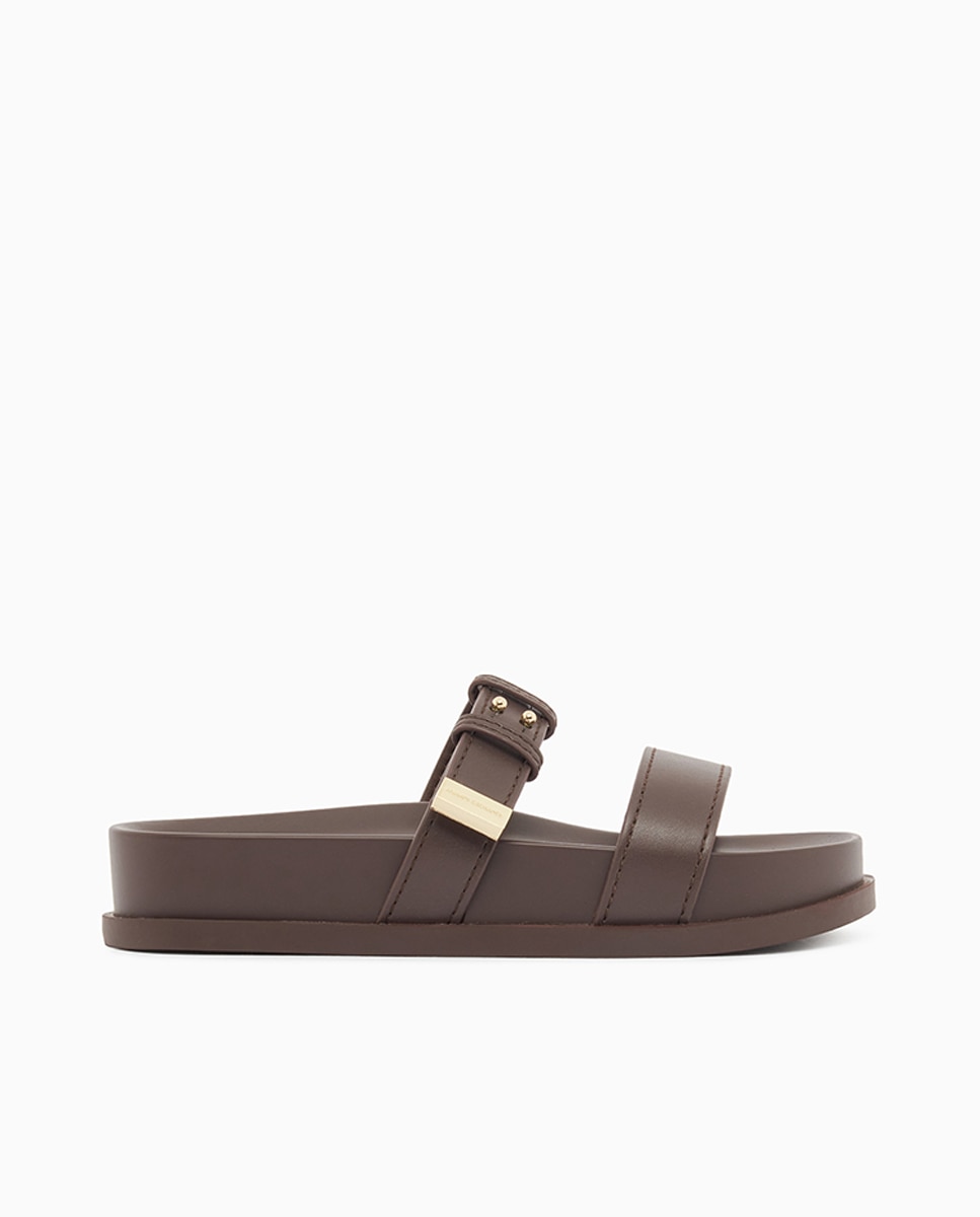 Imagem 0 de Sandálias Tipo Mules com Tira Dupla