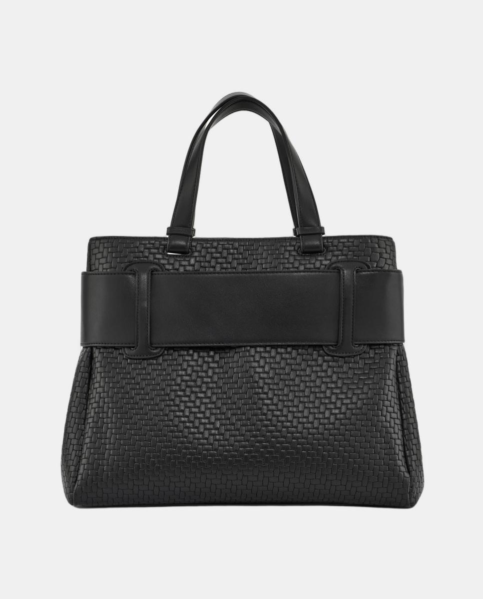 Mala "Susy" Shopper com Alça Dupla Preto-3