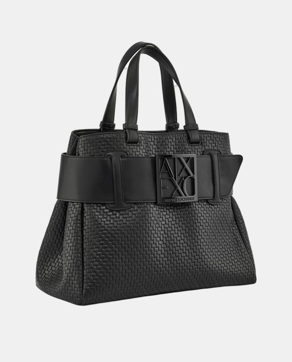 Mala "Susy" Shopper com Alça Dupla Preto-4