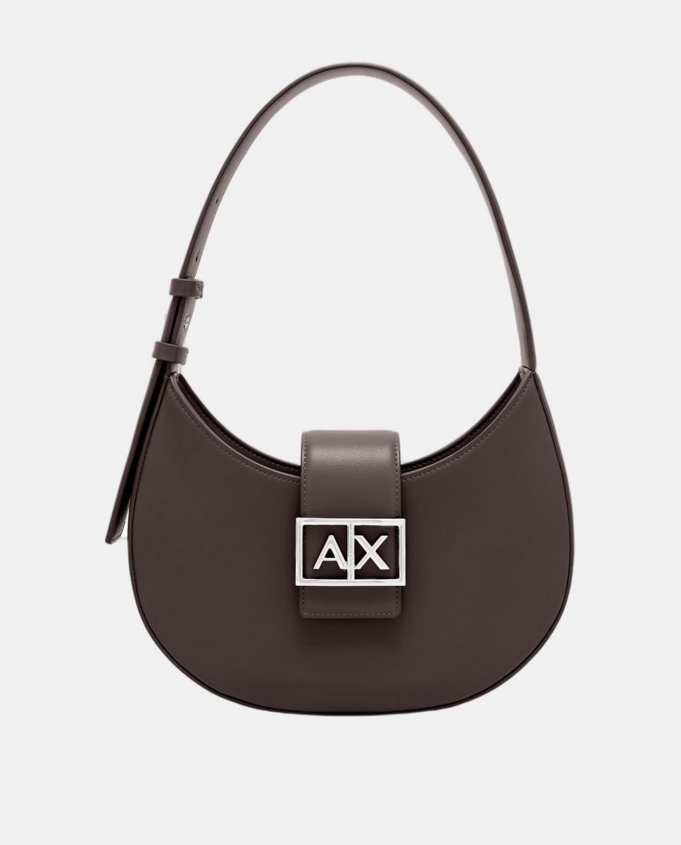 Imagem 0 de Mala Hobo Pequena com Fivela de Logótipo