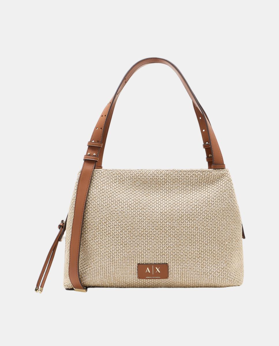 Imagem 0 de Mala "Alice" Shopper com Efeito de Ráfia