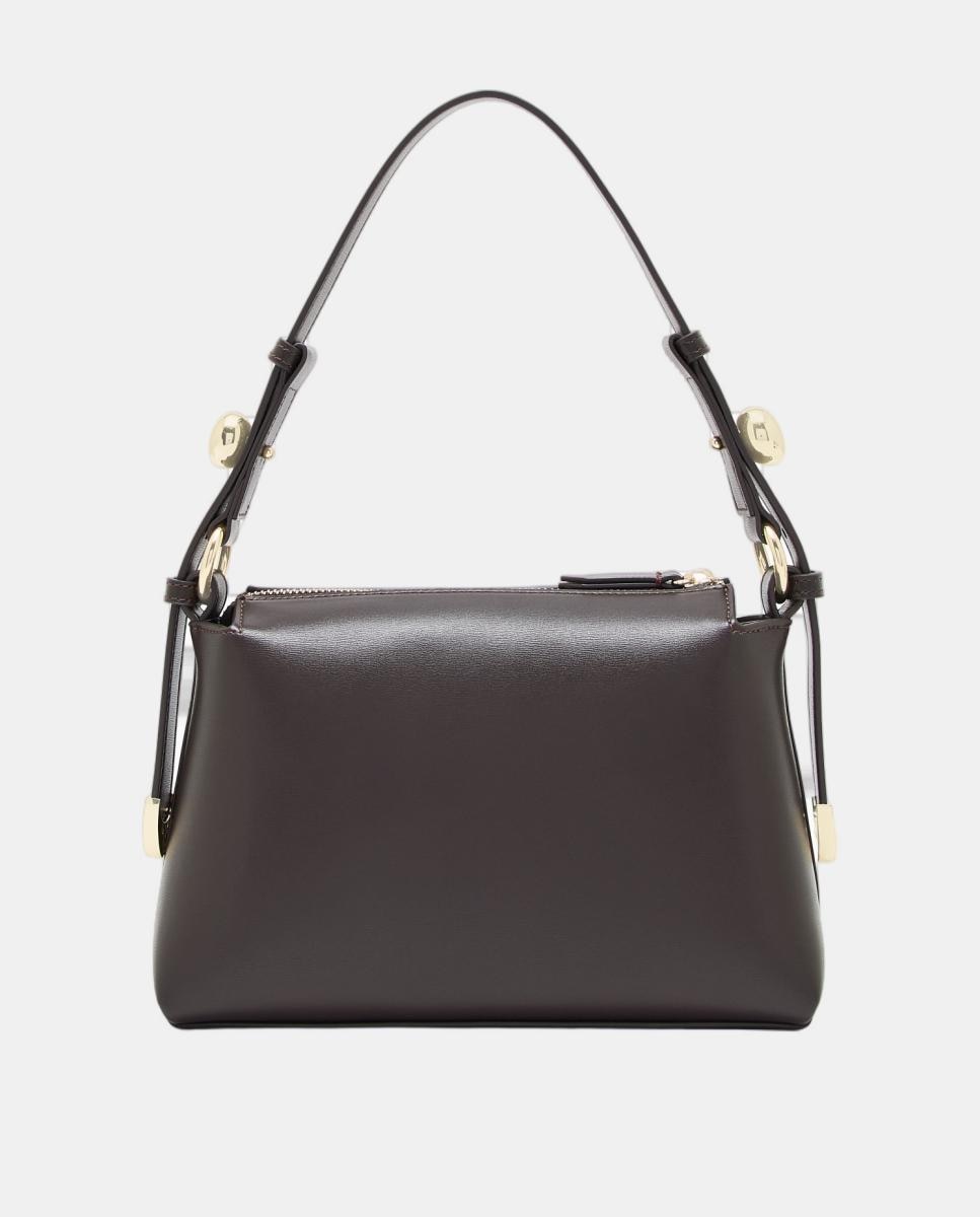 Bolso de mujer de hombro con doble asa - Armani Exchange - Marrón oscuro Marrón oscuro-3