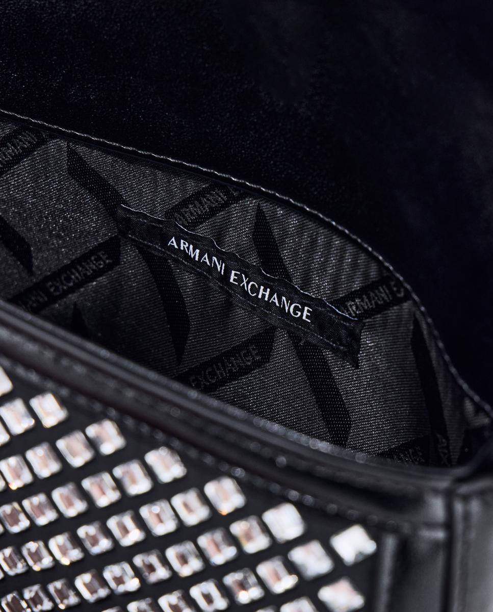 Bolso de mujer mini bandolera. - Armani Exchange - Negro Negro-4