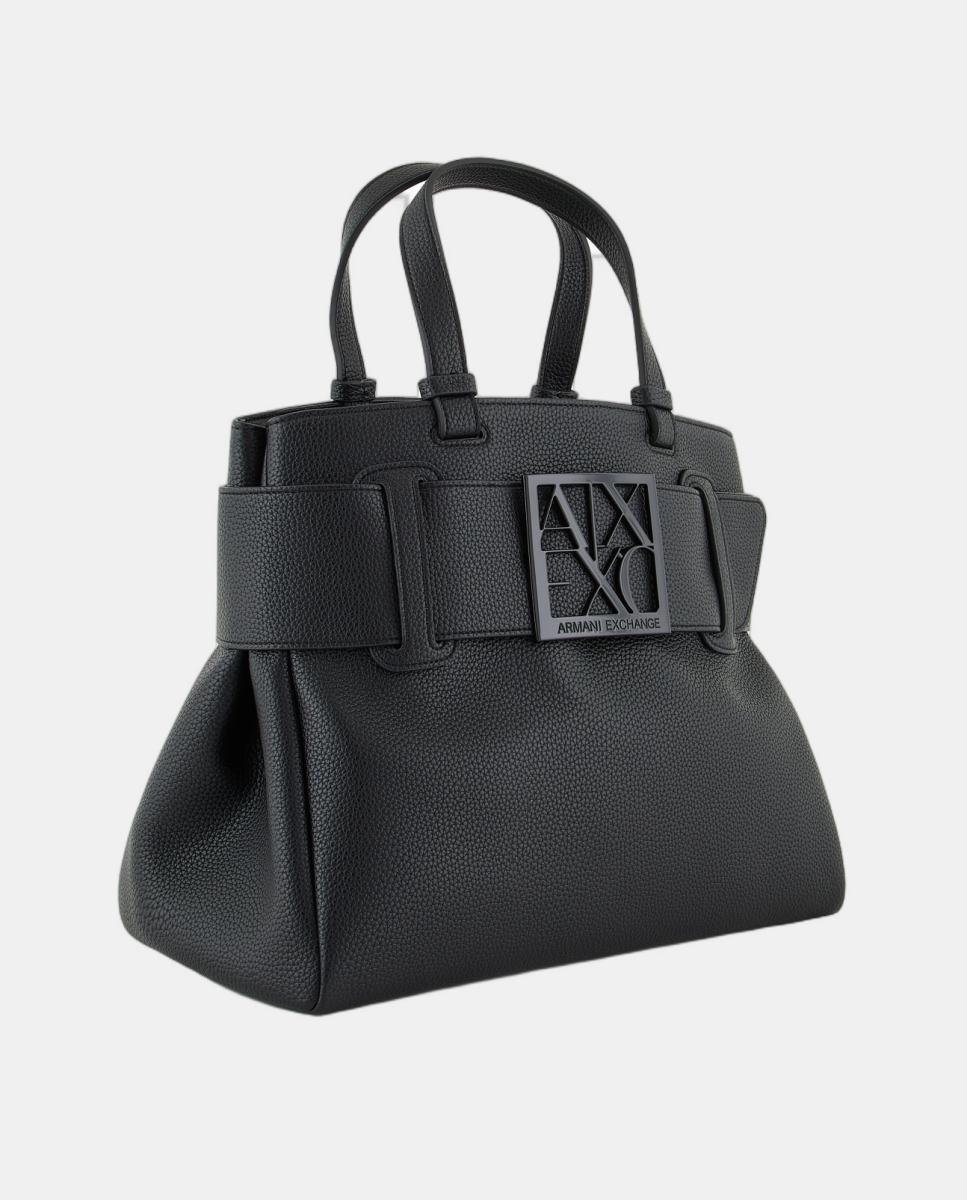 Mala Shopper com Logótipo Preto-2