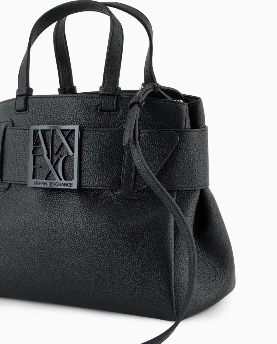 Mala Shopper com Logótipo Preto-6