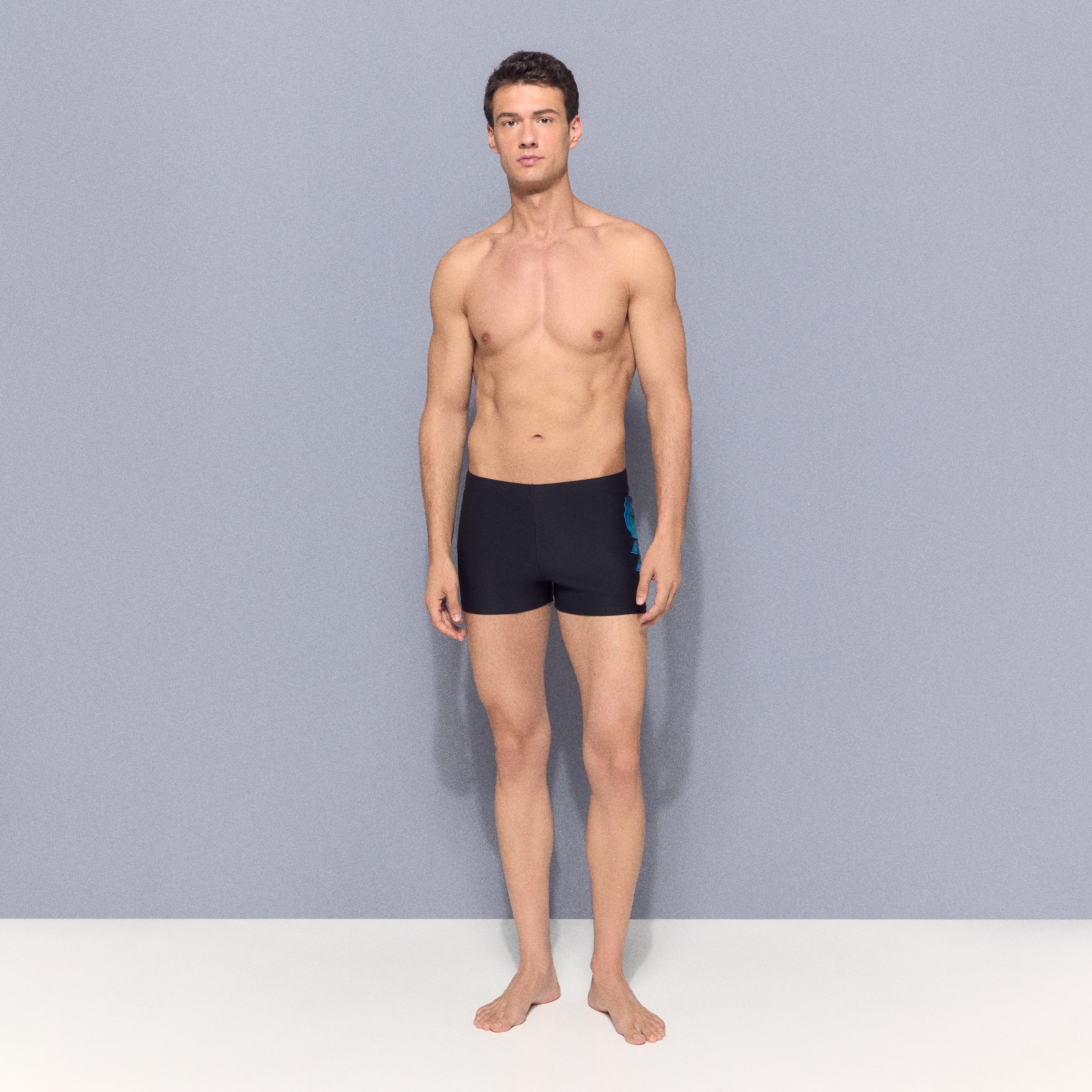 Imagen 0 de Bañador boxer advance hombre Boomerang Negro