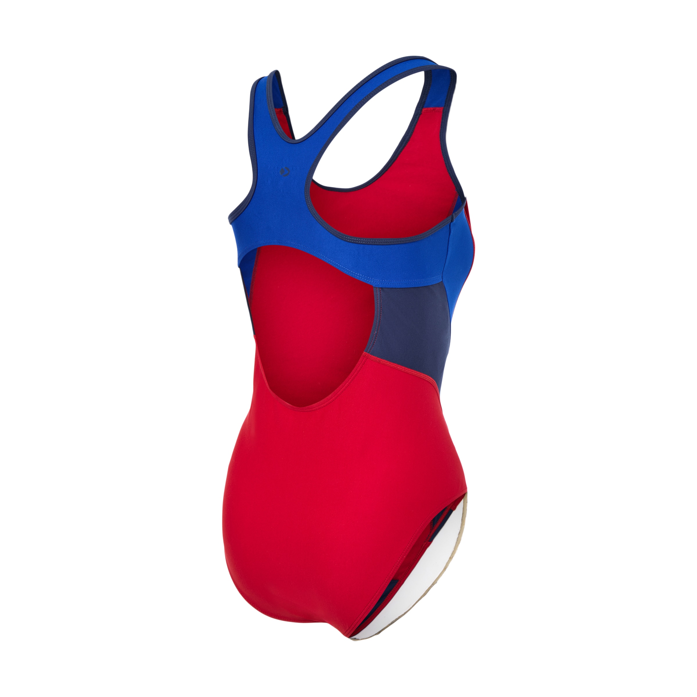 Fato de Banho de Mulher com Costas Cruzadas Vermelho-5