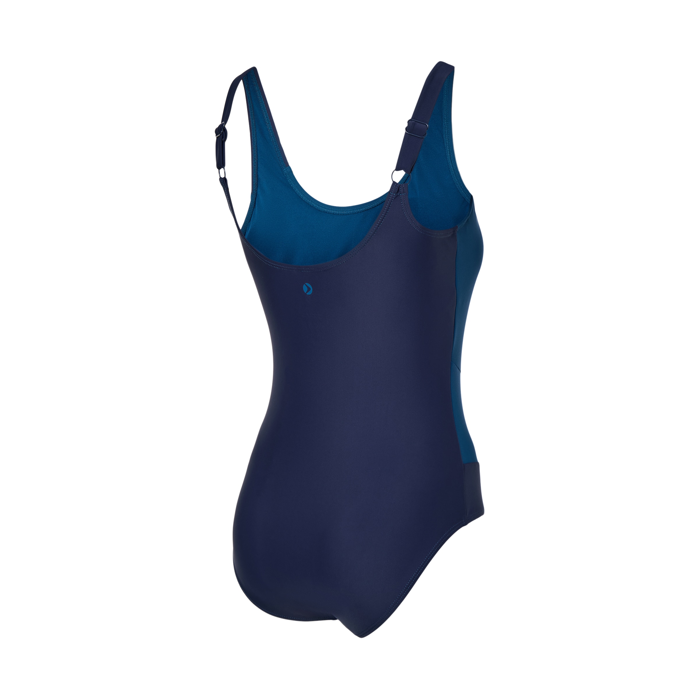 Fato de Banho de Mulher com Estampado Azul-5