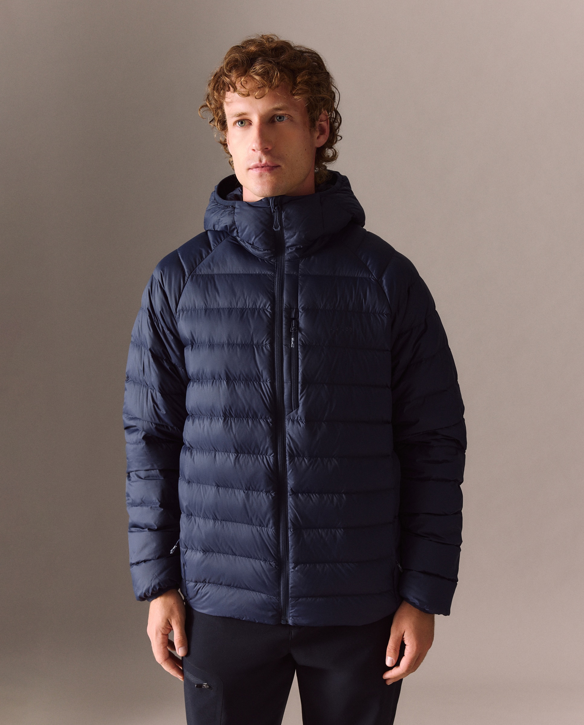 Chaqueta de plumón de montaña de Mountain Pro de hombre - 400 Azul 400 Azul-1