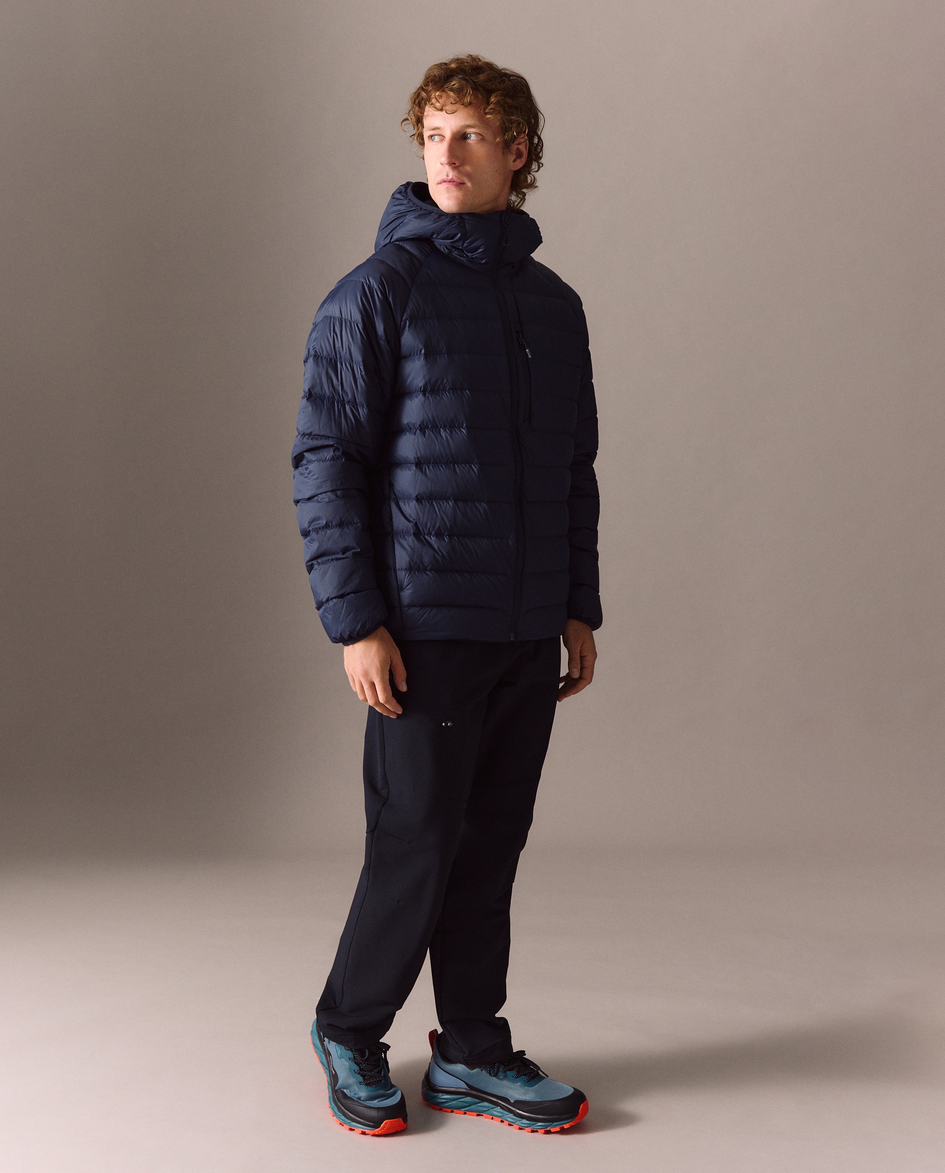 Chaqueta de plumón de montaña de Mountain Pro de hombre - 400 Azul 400 Azul-2