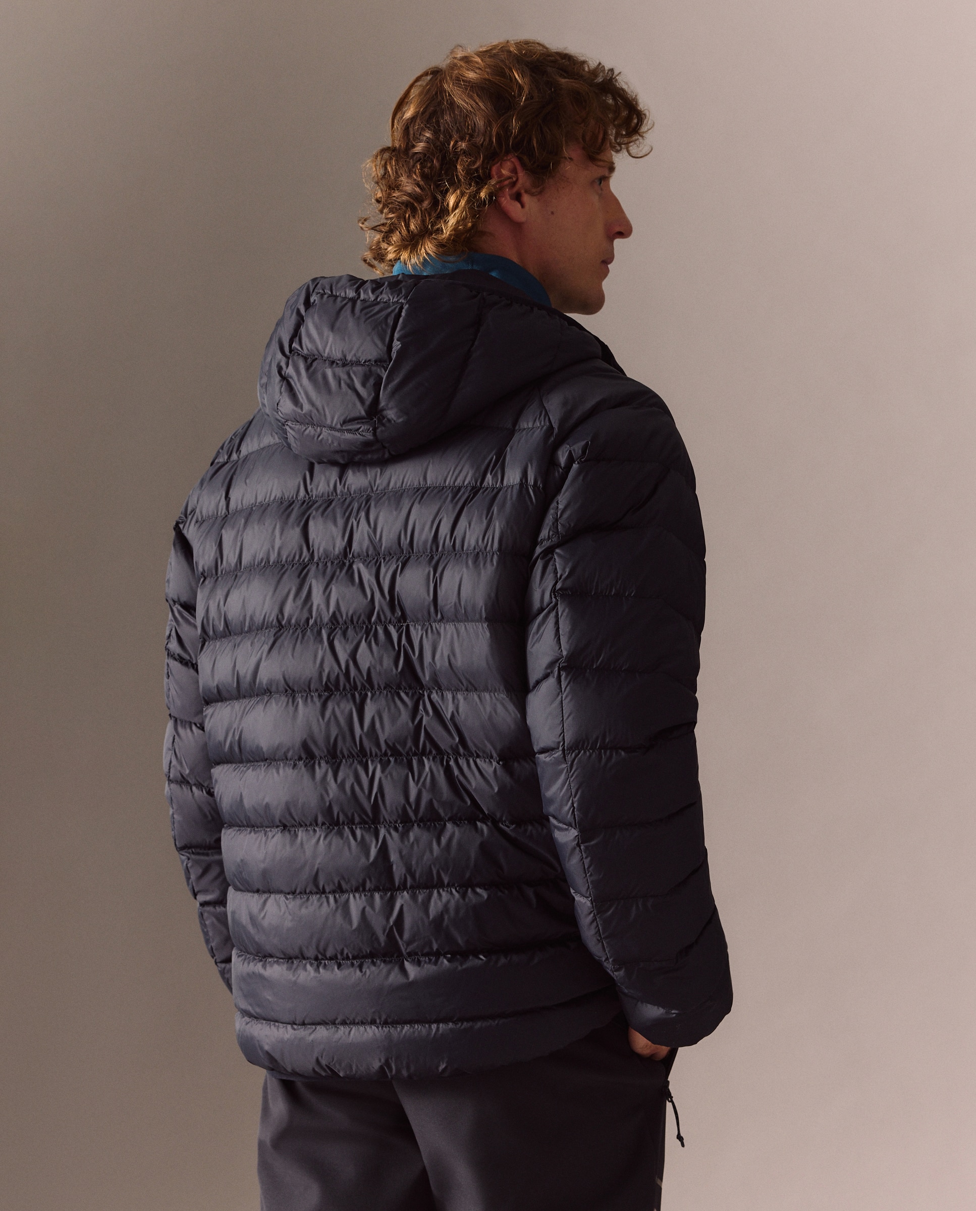 Chaqueta de plumón de montaña de Mountain Pro de hombre - Negro Negro-3