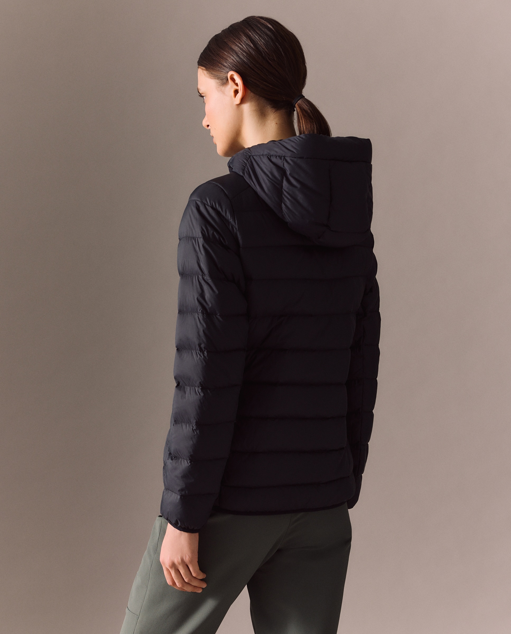 Chaqueta de plumón de montaña de Mountain Pro de mujer - Negro Negro-3