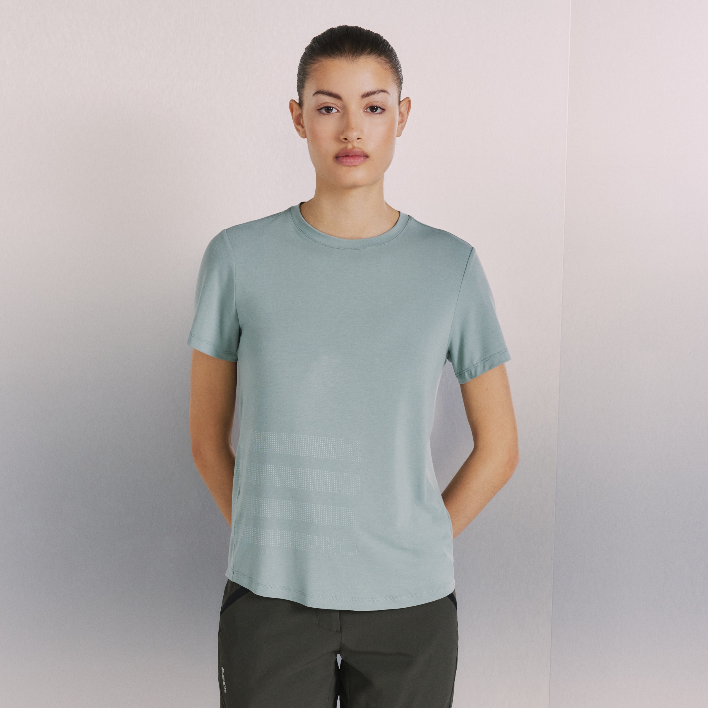 Camisola de Montanha de Mulher Verde-1