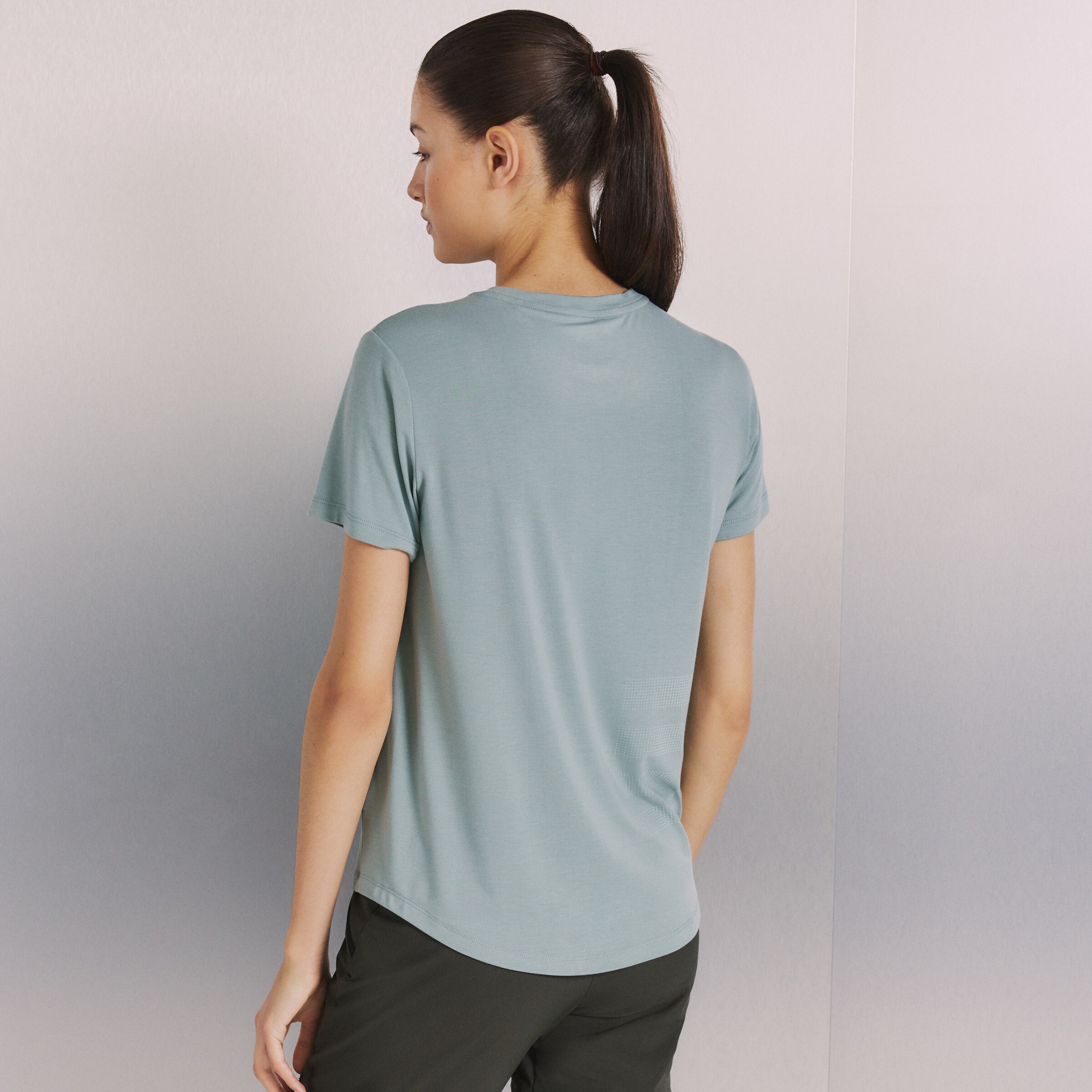 Camisola de Montanha de Mulher Verde-3