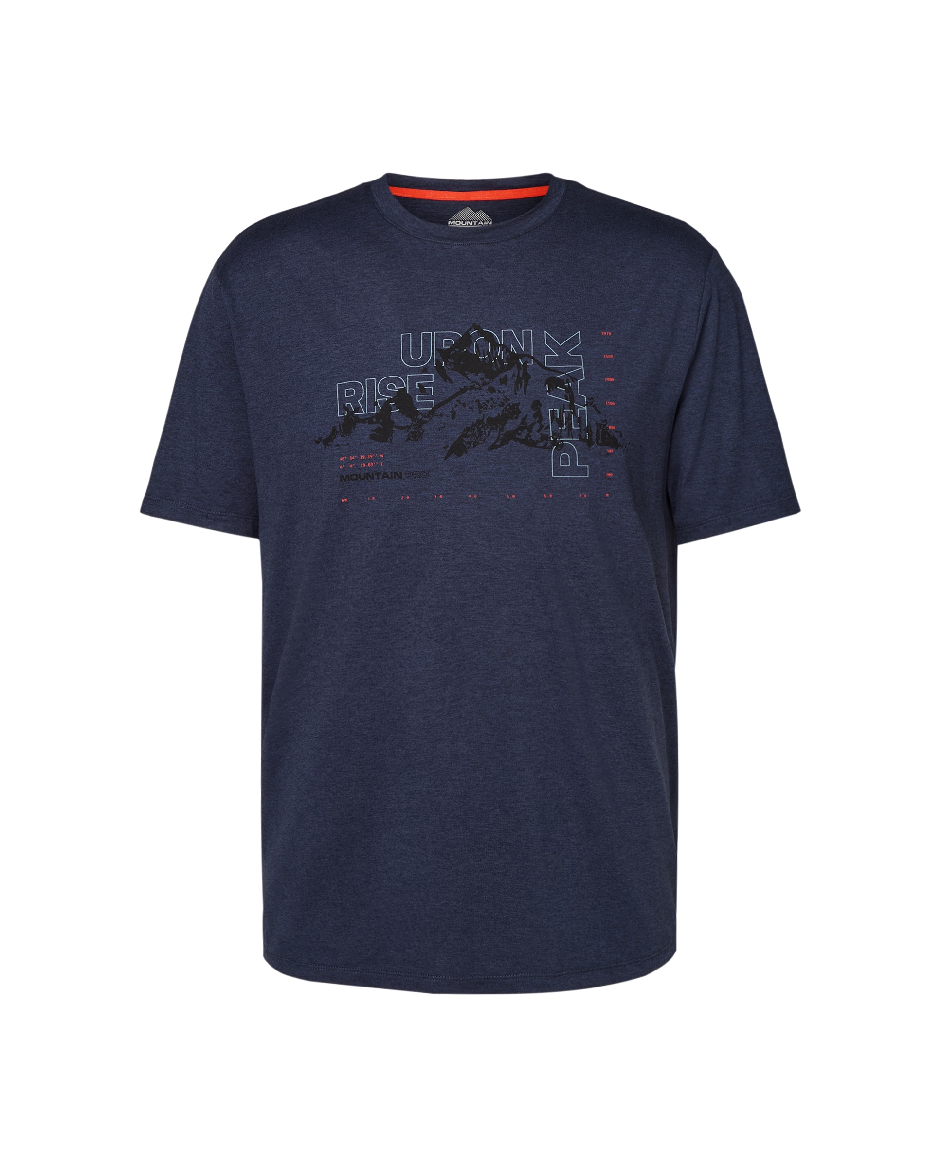 Camiseta de montaña de Mountain Pro de hombre - Azul marino Azul marino-4
