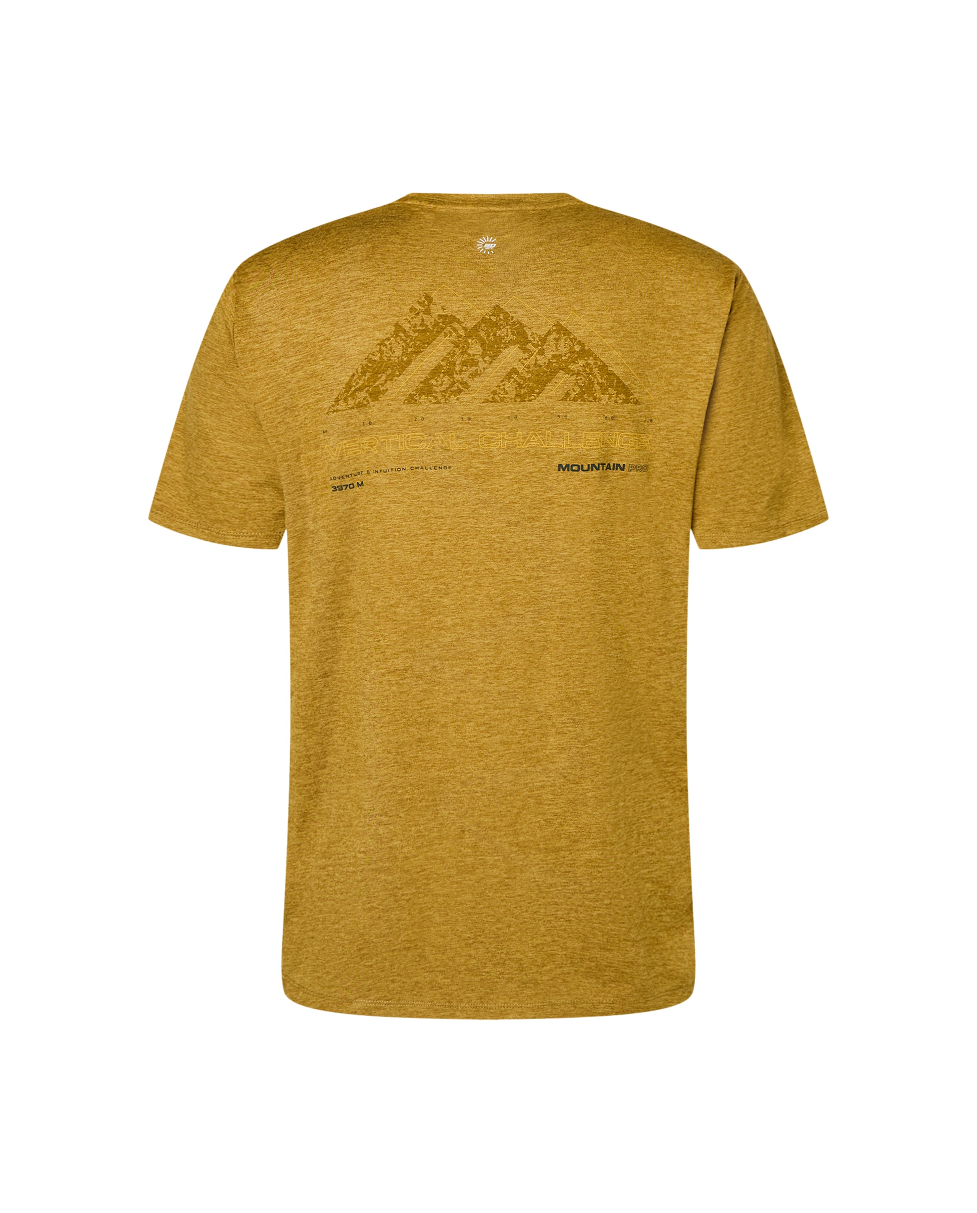 T-shirt de Montanha de Homem Verde-5