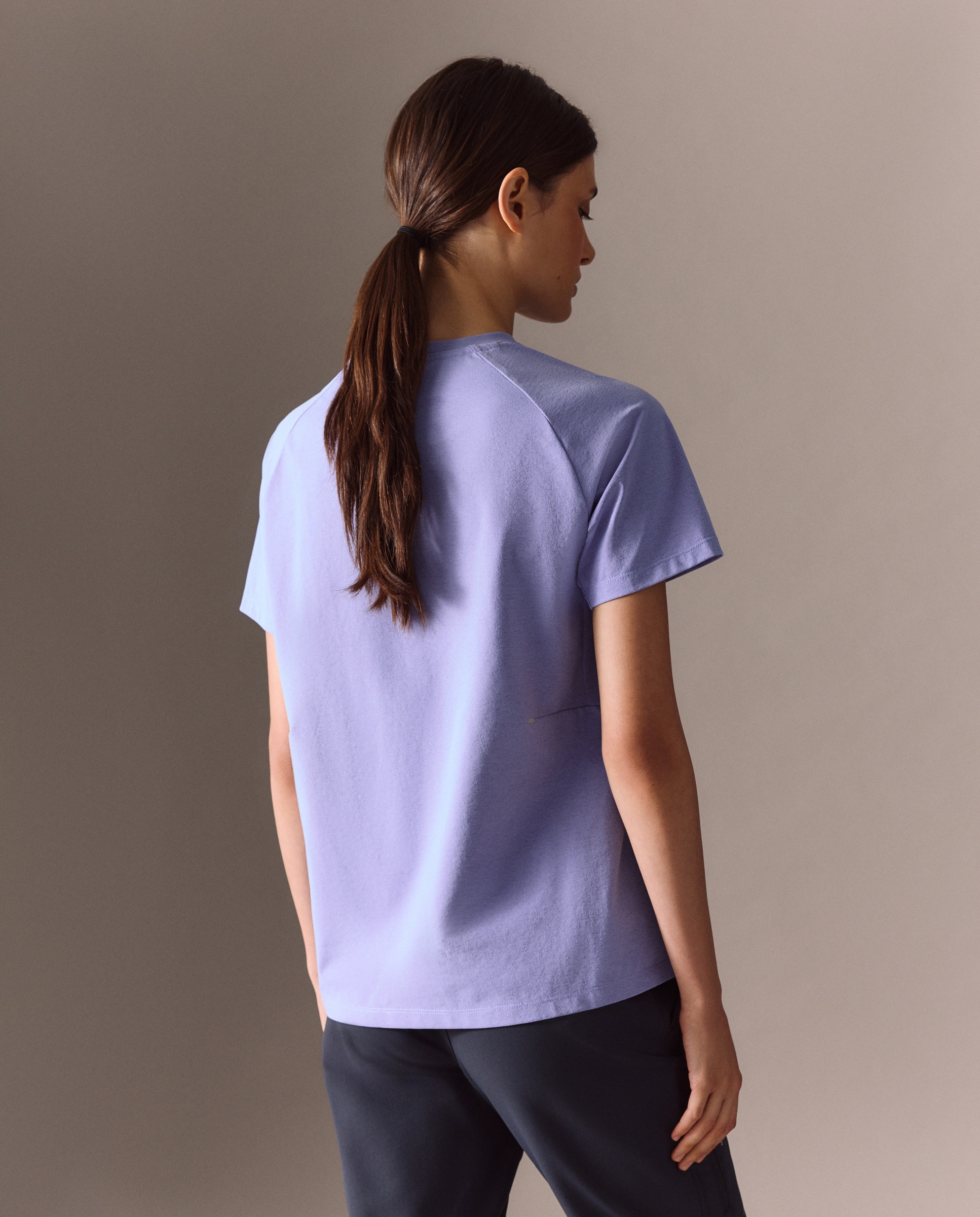 T-shirt de Montanha de Mulher Púrpura-3