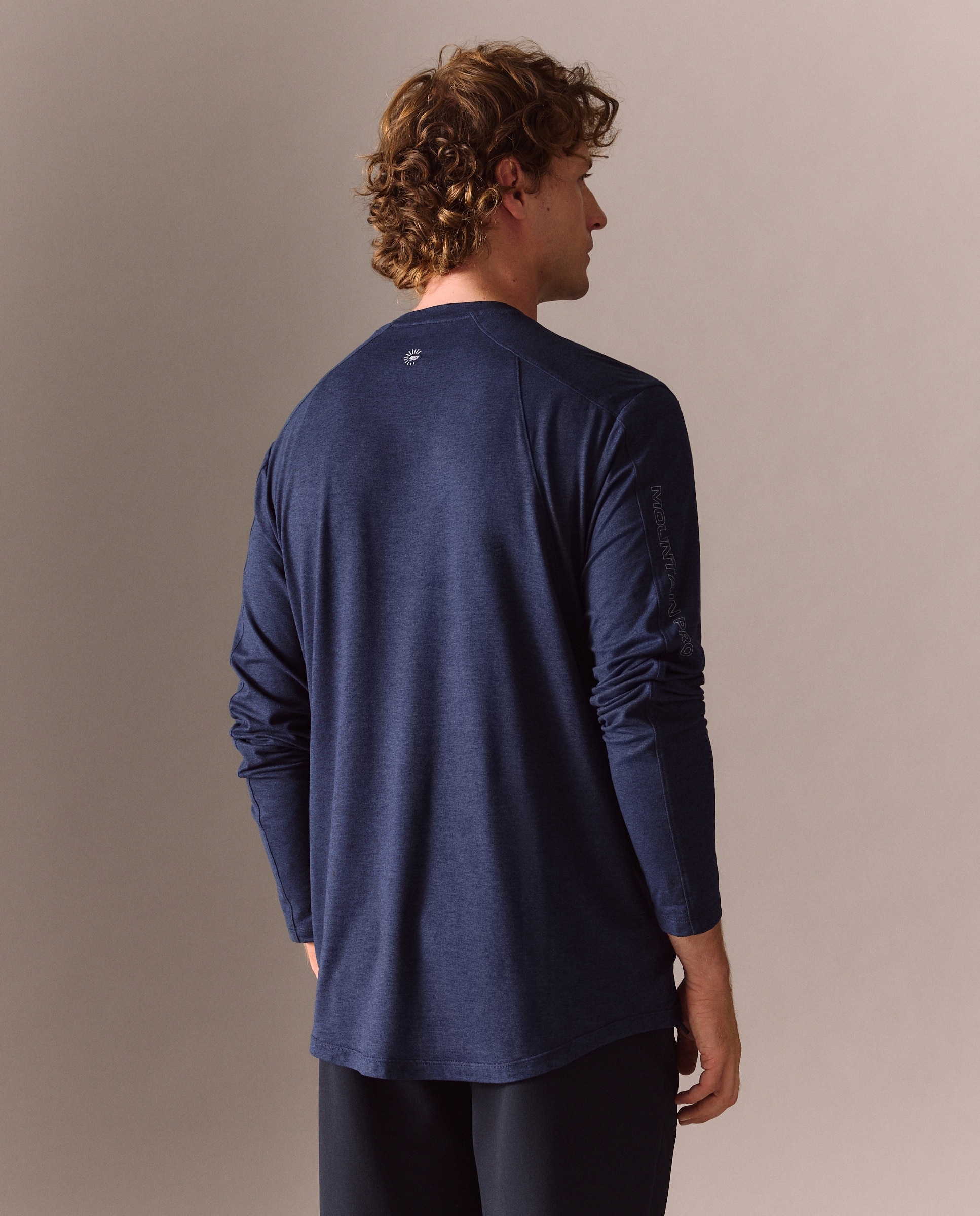 Camiseta de montaña de Mountain Pro de hombre - Azul marino Azul marino-3
