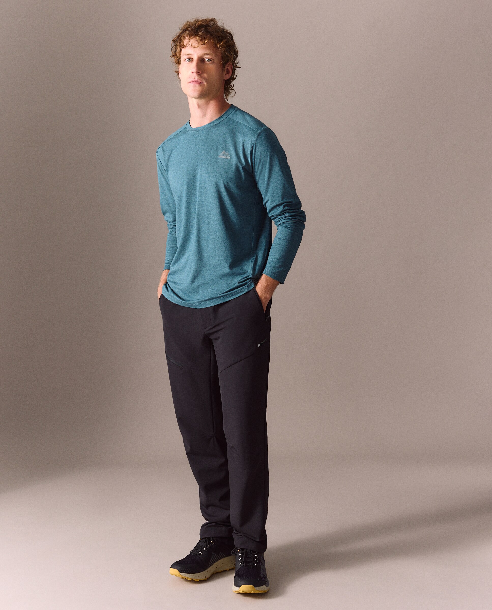 Camiseta de montaña de Mountain Pro de hombre - 410 Azul claro 410 Azul claro-2