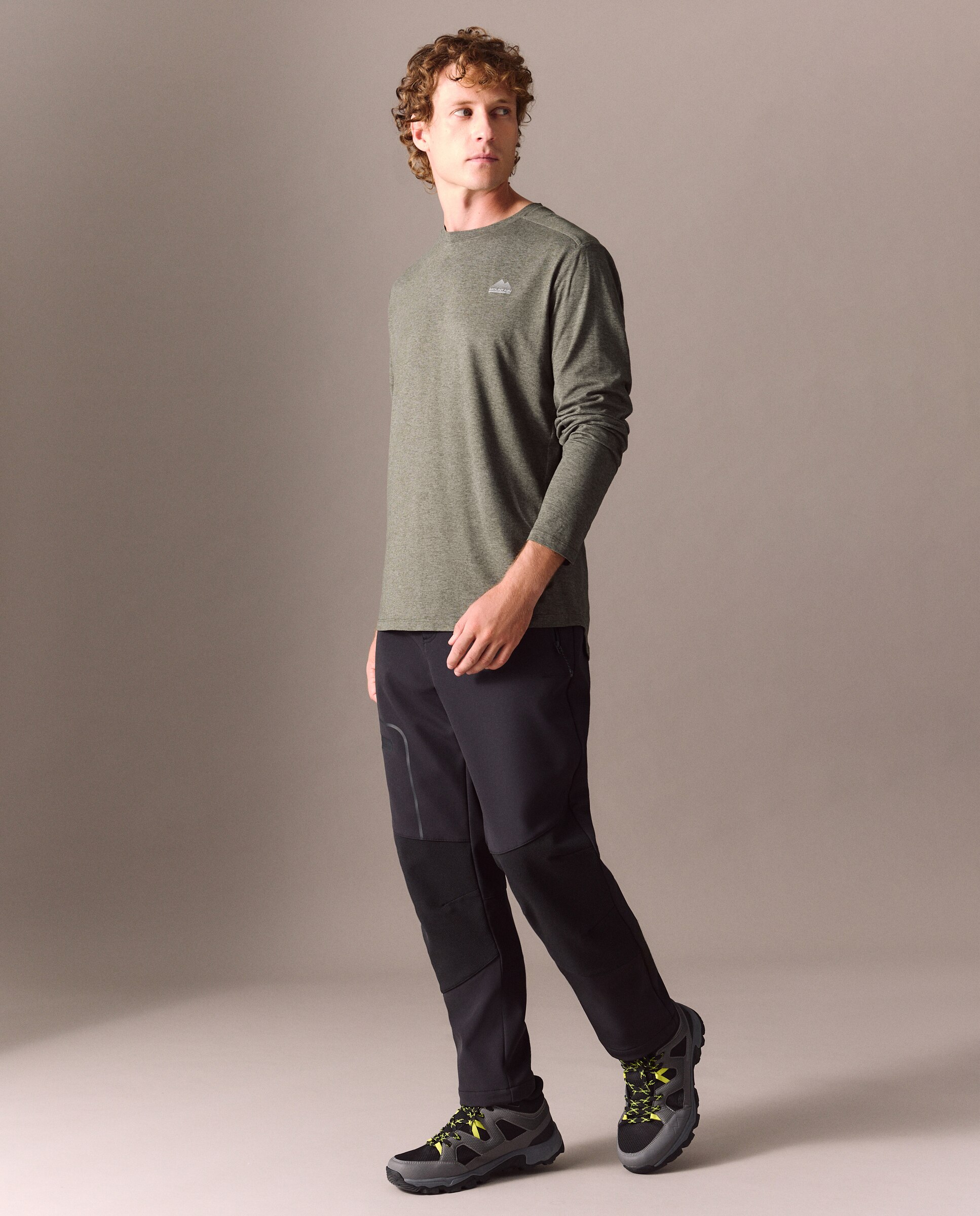 T-shirt de Montanha de Homem 530 Verde Escuro-2