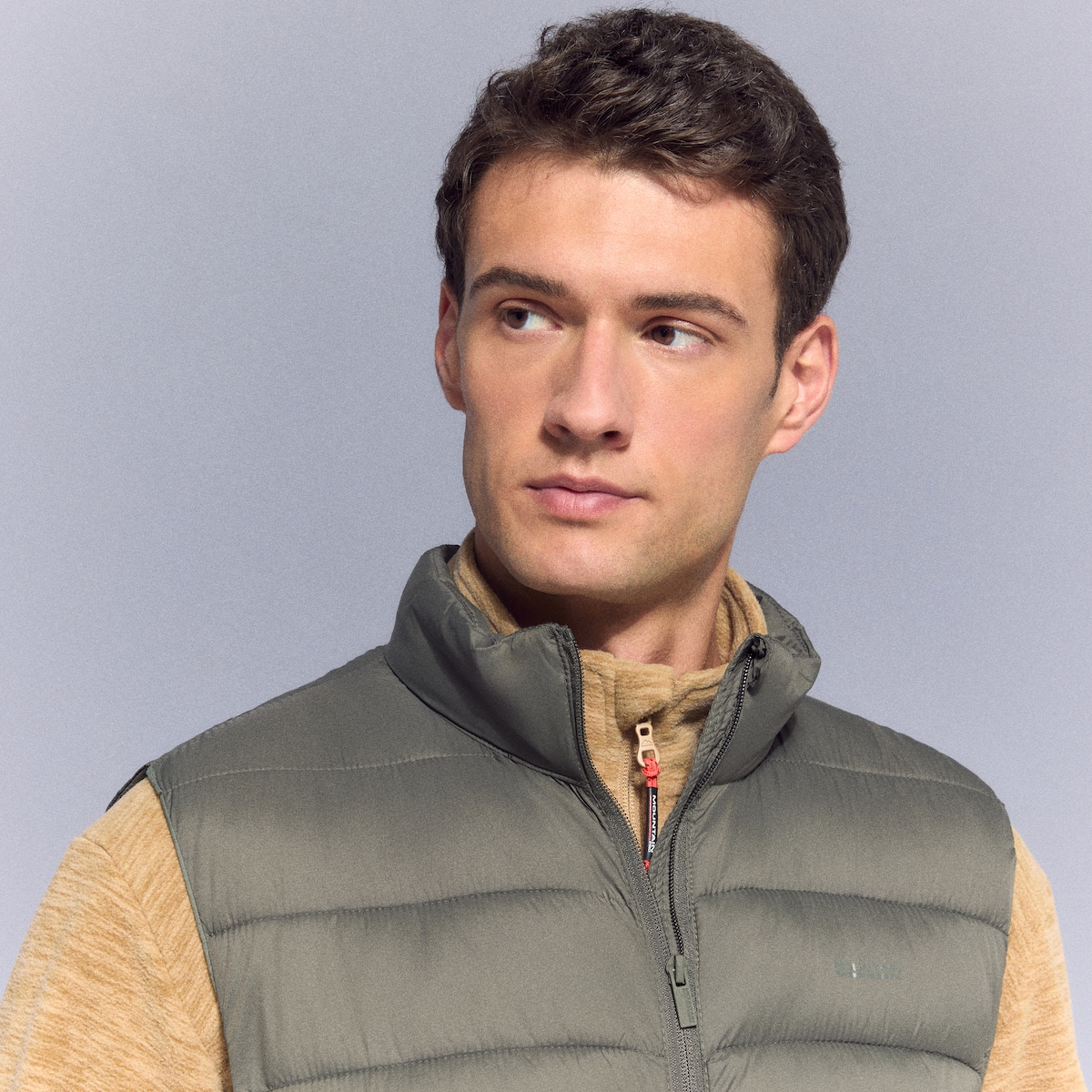 Colete de Montanha de Homem Verde-1