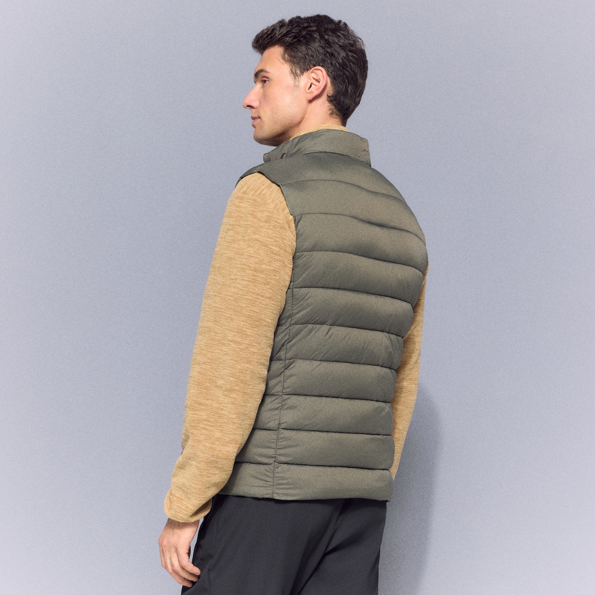 Colete de Montanha de Homem Verde-3