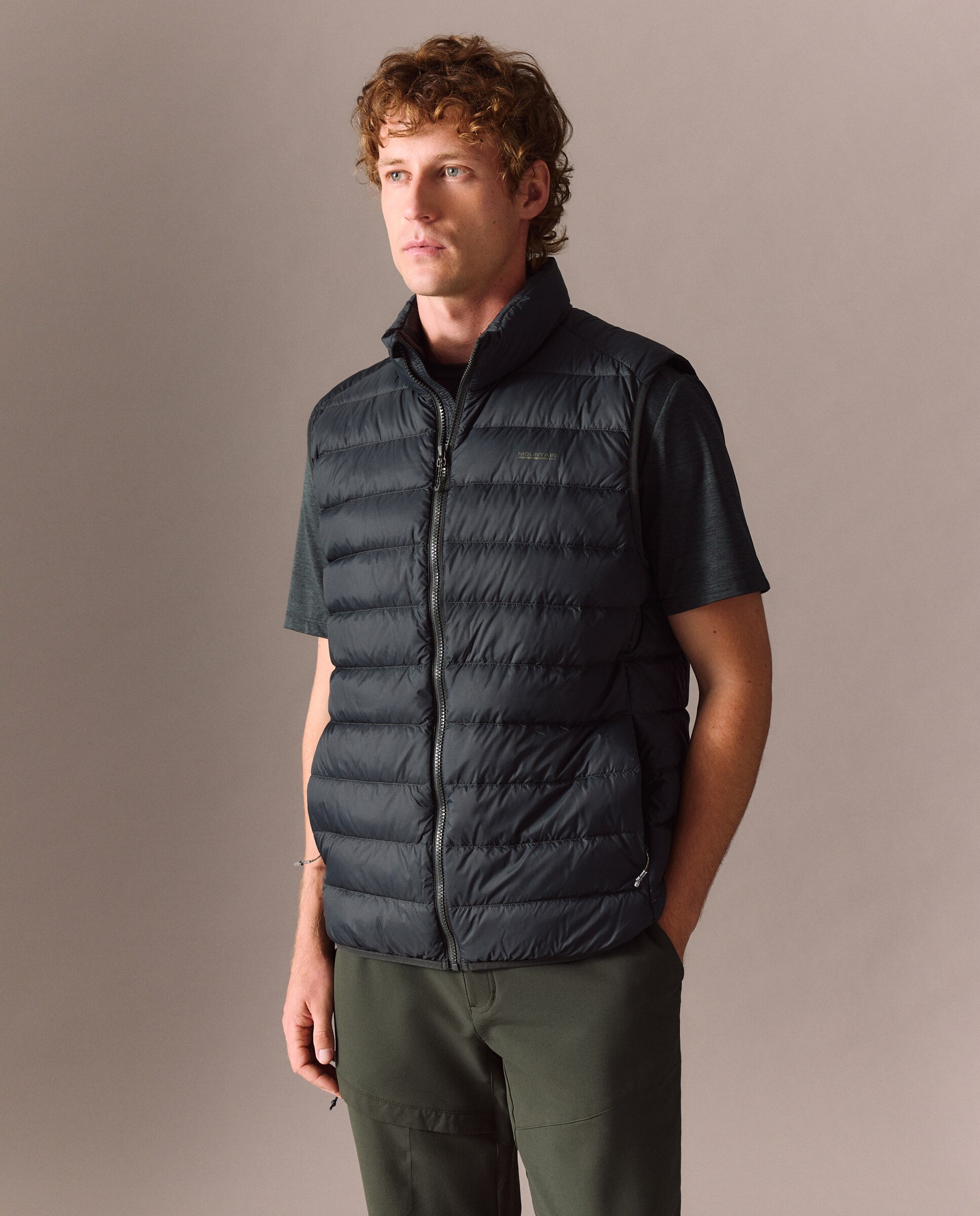 Imagen 0 de Chaleco de plumón de montaña de Mountain Pro de hombre 530 Verde oscuro