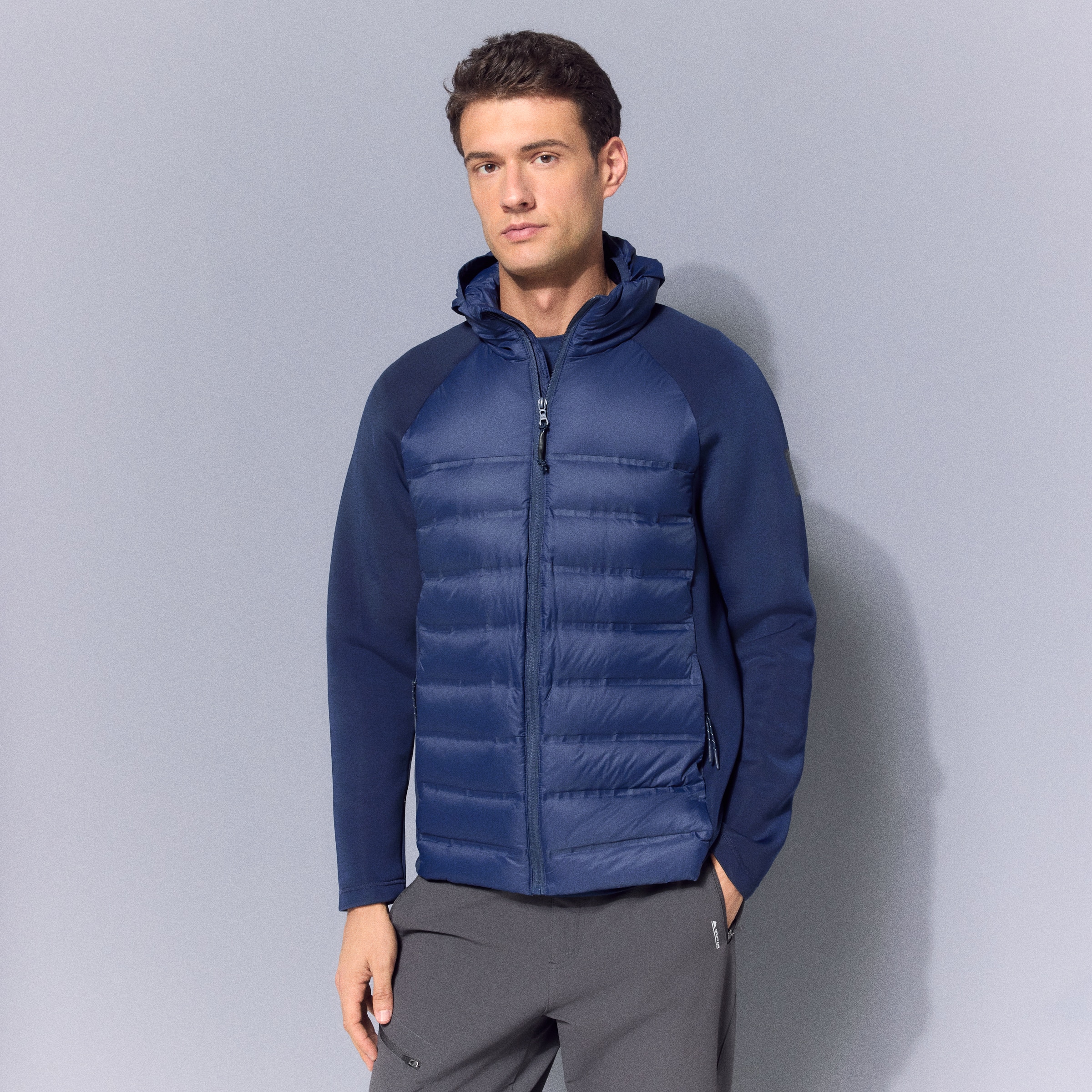 Imagem 0 de Casaco Híbrido de Homem com Enchimento de Penas de Montanha