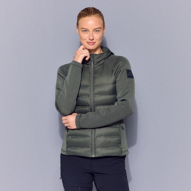 Imagem 0 de Casaco Híbrido de Mulher com Enchimento de Penas de Montanha