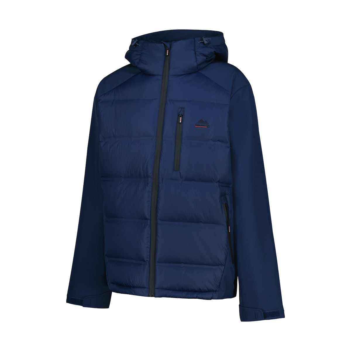 Casaco Híbrido de Montanha de Homem Azul-4