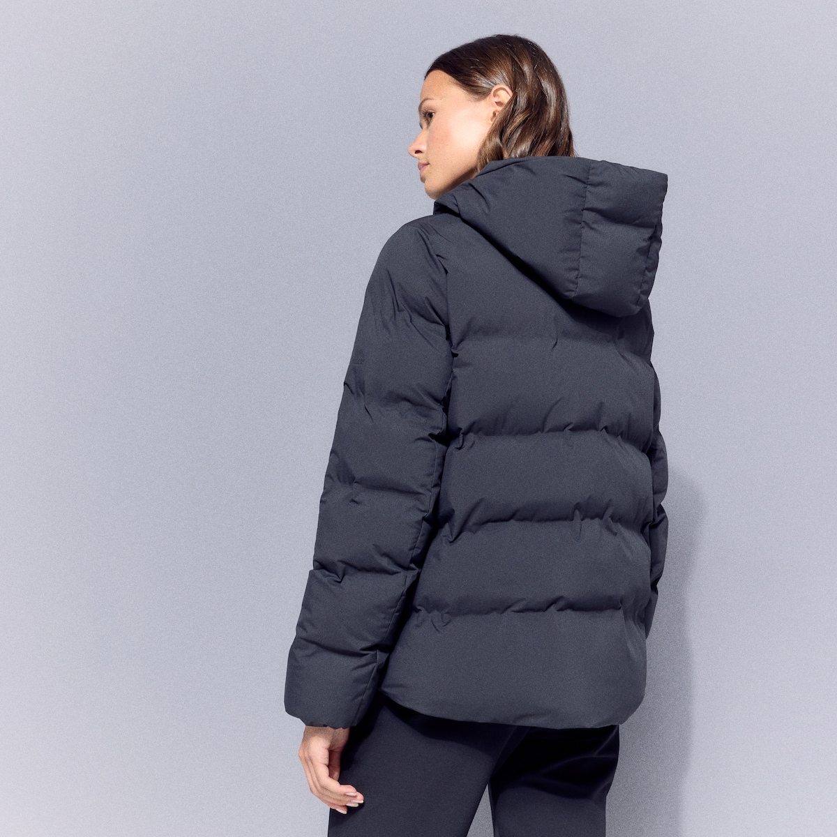 Casaco de Montanha de Mulher Preto-3