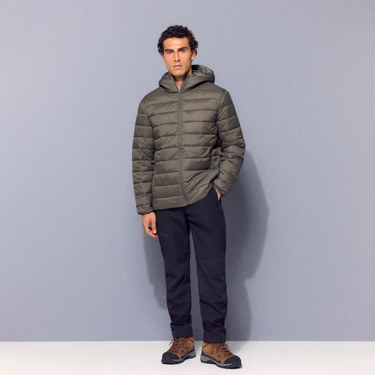 Casaco de Montanha de Homem Verde-2