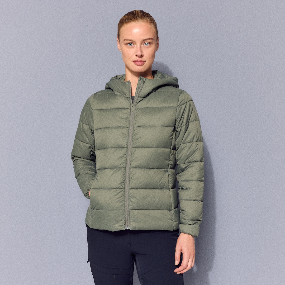 Casaco de Montanha de Mulher Verde-1