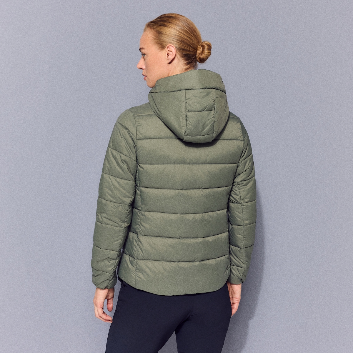 Casaco de Montanha de Mulher Verde-3