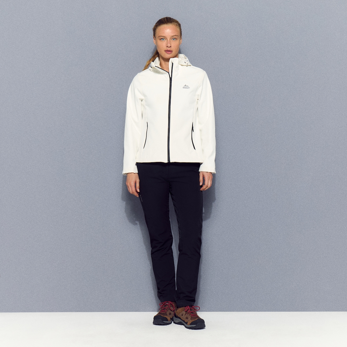 Casaco de Montanha de Mulher Branco-2